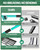 30"x10" Lawn Leveling Rake, Yard Leveling Rake for Soil with 77" Handle
