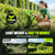 Supleap 2-in-1 600W 21V Battery-Operated Trimmer, Green