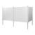 VEVOR Outdoor Privacy Screen 50in W x 50in H 3-Panel Air Conditioner Fence