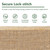 Burlap Fabric Roll 40" x 40 Feet, Natural Jute Tree Wrap for Garden