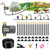 HEKIWAY 60FT Drip Irrigation System with Smart Water Timer