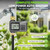 HEKIWAY 60FT Drip Irrigation System with Smart Water Timer
