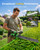 TaskStar 22" Hedge Trimmer Cordless with Debris Remover, 2x4.0Ah Batteries