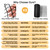 Junkogo Deer Fence Netting for Garden, 5x100 FT Plastic Mesh Fencing Roll