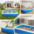 Inflatable Swimming Pool 71”×51”×24” Large Inflatable Pools, Blow Up Pools Durable Family Pool for Summer Water Party, Outdoor, Garden Backyard(180×130×56CM)