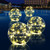 Cootway Floating Pool Lights, 15 Inch Warm White Solar Pool Light that Float, IP68 Waterproof Inflatable Light Up Pool Balls, Float or Hang Solar Floating Lights for Pool Pond Wedding Party Decor-4PCS