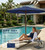 PatioKingdom 10FT Patio Umbrella with Push Button Tilt and Crank, Outdoor Market Umbrella with 8 Fiberglass Ribs, UV Protection Table Umbrella for Pool,Backyard,Garden,Deck