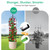 2 Pack Garden Obelisk Trellis for Climbing Plants, 71" Metal Rustproof Plant Support Rose Trellis, Tower Potted Cages for Flowers Fruits Vegetable Vines Indoor & Outdoor, Black(4 Tiers)