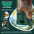 Olaiti Metal Squirrel Proof Bird Feeders for Outdoors Hanging,Weight-Activated Large Capacity Feeder for Wild Finch, Cardinal,Blue Jay, Chickadee, Weatherproof and Durable 4 Perches,Green
