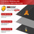 SecuCaptain Under Grill Mat for Outdoor Grill - Large 65x48 Inches Mats Double-Sided Fireproof Pad for Indoor Fireplace Fire Pit Heat Resistant Waterproof BBQ Floor Protector for Patio and Deck