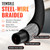 YAMATIC Pressure Washer Hose 50 FT, Steel-Wire Braided, 4000 PSI
