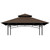 5' x 8' Grill Gazebo Replacement Top, Brown Canopy Top Cover Only