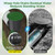 4" Pop Up Drainage Emitter with Elbow, No Adapter Required, Fits 4" PVC D2729 (S&D), 4" SCH40, 4" SDR35, 4" Corrugated Pipe, 3" Corrugated Pipe, Dual-Rod Yard Drain Cover for Downspouts, 2PC