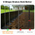 ESOHOT Landscape Edging 4 Inch Tall No Dig Garden Edging Border 60FT with 60 Metal Stakes,Lawn Edging for Yard, Flower Bed and Landscaping (Black, 60FT x 4 Inch)