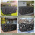 LSongSKY Outdoor Furniture Covers Waterproof,600D Heavy Duty Patio Furniture Covers for 6/7/8 PCS Sets Sectional Sofa Couch Rocking Swivel Chairs Ottomans Coffee Table,111L x 74W x 28H inch Black