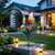 Autodaya 32" Majestic Metal Rooster Yard Decor, Large Outdoor Garden Statue