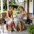 TESICA Teal Outdoor Wicker Seat Cushion for Patio Furniture