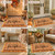 Drydiet 2 Pcs Fall Hey There Pumpkin Layered Doormat Set, Orange