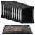 10 Pack Jumbo Rat Glue Traps, 11.8x9.84 Inch Mouse Boards for Snakes, Black