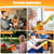 3Pcs 1/2 Gallon Hand Pump Sprayer with Adjustable Nozzle, Orange