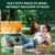 Raccoon & Skunk Natural Repellent for Yard Outdoor 8 Pack (25g per Bag)