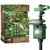 Motion Activated Animal Repeller with Water Sprinkler, Deer Repellent Devices Solar Powered, IP65 Waterproof Cat Repellent Outdoor with Flashing Light, Deter Deer Foxes Skunks Raccoons from Garden