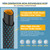 FLOERXIS Non-Expandable Garden Hose 150 FT, Lightweight Flexible Water Hose