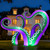 GOOSH 7.2 FT Long Inflatables Octopus Holiday Outdoor Decorations Blow Up Yard with Built-in LEDs for Vacation Garden Lawn Indoor Party Decor