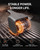 Typhur Electric Grill Brush, Anti-Stall Technology, Bristle-Free Design
