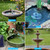 Biling 8W Solar Fountain Pump with 3600mAh Battery Backup for Outdoor Use