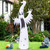 GOOSH 12 FT Halloween Inflatables Ghost Outdoor Decorations Blow Up Yard Giant Towering Terrible Spooky Flame Lamp Ghost with Built-in LEDs for Garden Lawn Indoor Party Decor