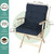 zanwu hwyd Outdoor Chair Cushions 42x21x4 Inch Set of 2, Dark Blue