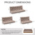 LCYY.TG Porch Swing Cushions, Outdoor Swing Replacement Cushions 3 Seater with Backrest, Waterproof Bench Cushion with Ties,for Patio,Porch, Garden,Backyard (Khaki 60 * 40 in)