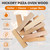 Hickory Pizza Oven Wood 6 Inch, 15 lbs Box – Kiln Dried & Bark-Free Firewood for Pizza Ovens, BBQ Smoking & Grilling – Premium Hickory Wood Logs for Ooni, Gozney, Solo Stove, Bertello