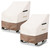 Krismile Outdoor Rocking Chair Cover 2 Pack,Heavy Duty Waterproof Patio Rocking Chairs Cover for 27" W x 34" D x 45" H Presidential Rocking Chair,Beige