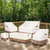 Krismile Outdoor Rocking Chair Cover 2 Pack,Heavy Duty Waterproof Patio Rocking Chairs Cover for 27" W x 34" D x 45" H Presidential Rocking Chair,Beige