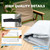Joramoy 2 Pcs 10 Feet Canopy Rain Gutters (White)