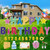 Rtshuok 18Pcs Happy Birthday Yard Sign with Stakes,Led Light,16" Lawn Decor