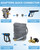 Purilitzs 3/8'' Pressure Washer Hose 4800PSI, Steel Wire Biaided Hose 50FT