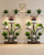 HXJLJY Indoor Plant Stand with Grow Lights, 59" Tall Corner Plant Stand for Multiple Plants, 7 Tiered Plant Shelf, Metal and Wood Plant Rack for Living Room, Bedroom, Home Decor, Brown