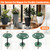 2 Pack Plant Risers for Inside Pots, 7.5-12" Rise Plastic Planter Inserts