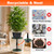 2 Pack Plant Risers for Inside Pots, 7.5-12" Rise Plastic Planter Inserts