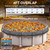 24FT Pool Leaf Net Cover Round Pool Net Cover for Above Ground Pool