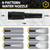 Ainpota Metal Garden Hose Water Hose 100ft Heavy Duty Stainless Steel Water Pipe with Sprayer & Nozzle Flexible Lightweight Hose No Kink Pet Proof Hose for Yard, Outdoors, Rv