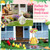 10 Set Porch Goose Outfits for 23" Lawn Goose Statue,All Seasons Goose Clothes Bundle with Valentine St Patrick Easter Spring Floral Raincoat Summer Patriotic Halloween Thanksgiving Christmas Costumes