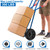 4.80/4.00-8" Flat Free Wheelbarrow Tires and Wheels, 14.5" Universal Fit Solid Tires with 5/8" or 3/4" Bearing, 3"-7" Hub, Adapter Kit Hand Truck Wheels Replacement for 3.50/2.50-8", 4.00-6"etc, 1 PCS