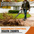 Sihuird Leaf Blower Cordless, 765CFM Electric Leaf Blowers with 2 x 7.8Ah Batteries and Dual Rapid Charger, 3- Speed & Turbo Mode, with LED lighting, 1 x Shoulder Strap, Blowers for Lawn Care - SL9501