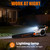 Sihuird Leaf Blower Cordless, 765CFM Electric Leaf Blowers with 2 x 7.8Ah Batteries and Dual Rapid Charger, 3- Speed & Turbo Mode, with LED lighting, 1 x Shoulder Strap, Blowers for Lawn Care - SL9501
