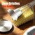 HOUSE AGAIN Bristle-Free Grill Brush with Scraper - Safe Steam Clean BBQ Brush with 18" Heat-Resistant Handle, 304 Stainless Locked-Core Mesh Head & HD Scraper | Grill Grate Cleaner Tool