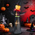 GIFTFIND Halloween Inflatable 9FT Giant Pumpkin Witch Outdoor Decorations